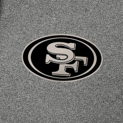 San Francisco 49ers Antigua Effortless Full-Zip Hoodie Jacket - Heather Black Hoodies