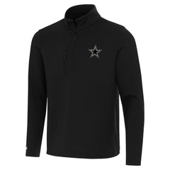 Dallas Cowboys Antigua Insider Quarter-Zip Jacket - Black Jackets