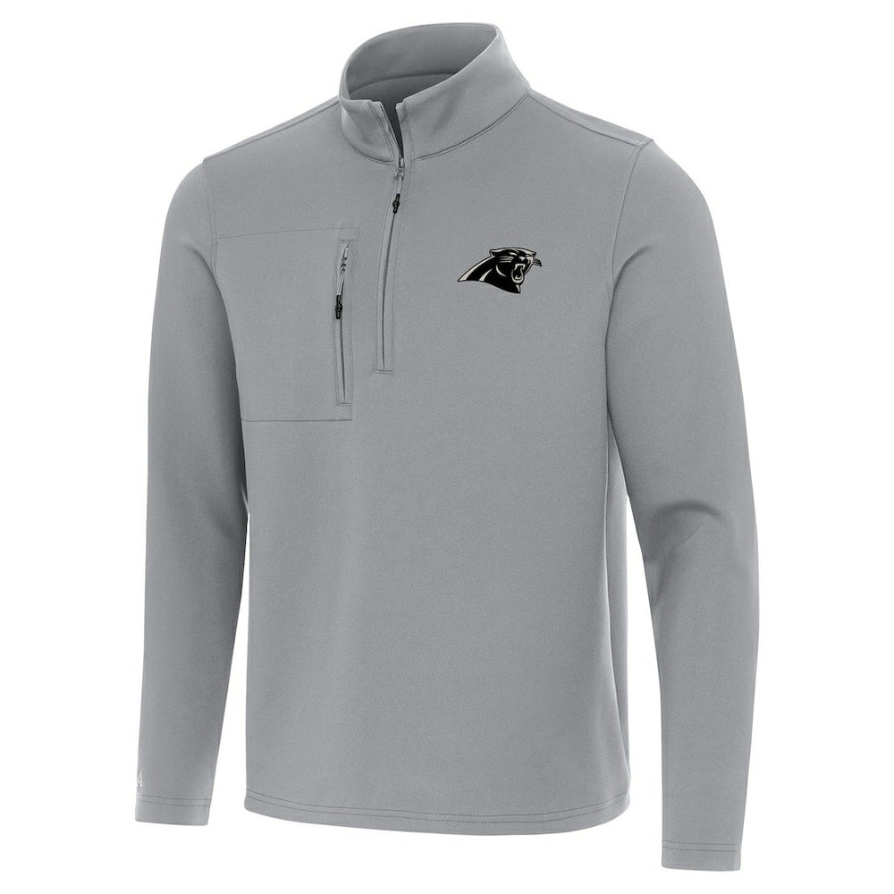 Carolina Panthers Antigua Insider Quarter-Zip Jacket - Gray Jackets
