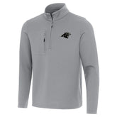 Carolina Panthers Antigua Insider Quarter-Zip Jacket - Gray Jackets
