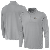 Denver Broncos Antigua Reprocess Quarter-Zip Top - Gray Tops