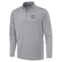 Washington Commanders Antigua Reprocess Quarter-Zip Top - Gray Tops