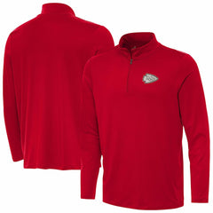 Kansas City Chiefs Antigua Reprocess Quarter-Zip Top - Red Tops