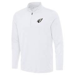 Arizona Cardinals Antigua Reprocess Quarter-Zip Top - White Tops
