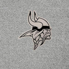 Minnesota Vikings Antigua Subtle Quarter-Zip Top - Heather Gray Tops