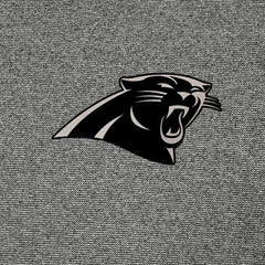 Carolina Panthers Antigua Subtle Quarter-Zip Top - Heather Black Tops
