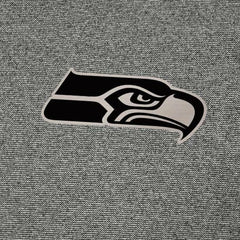 Seattle Seahawks Antigua Subtle Quarter-Zip Top - Heather Black Tops