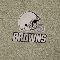 Cleveland Browns Antigua Subtle Quarter-Zip Top - Heather Olive Tops