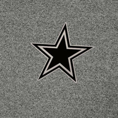 Dallas Cowboys Antigua Subtle Quarter-Zip Top - Heather Black Tops