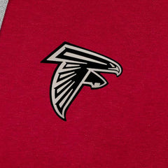 Atlanta Falcons Antigua Brushed Carbon Victory Pullover Hoodie - Red Hoodies