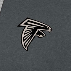 Atlanta Falcons Antigua Brushed Carbon Victory Pullover Hoodie - Charcoal Hoodies
