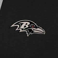 Baltimore Ravens Antigua Brushed Carbon Victory Pullover Hoodie - Black Hoodies