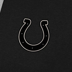 Indianapolis Colts Antigua Brushed Carbon Victory Pullover Hoodie - Black Hoodies