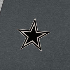 Dallas Cowboys Antigua Brushed Carbon Victory Pullover Hoodie - Charcoal Hoodies