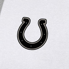 Indianapolis Colts Antigua Brushed Carbon Victory Pullover Hoodie - White Hoodies