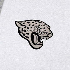 Jacksonville Jaguars Antigua Brushed Carbon Victory Pullover Hoodie - White Hoodies