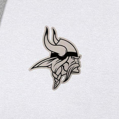 Minnesota Vikings Antigua Brushed Carbon Victory Pullover Hoodie - White Hoodies