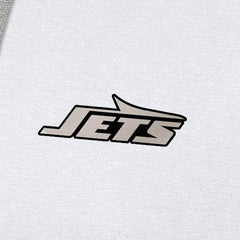 New York Jets Antigua Brushed Carbon Victory Pullover Hoodie - White Hoodies
