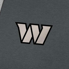 Washington Commanders Antigua Brushed Carbon Victory Pullover Hoodie - Charcoal Hoodies