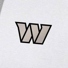 Washington Commanders Antigua Brushed Carbon Victory Pullover Hoodie - White Hoodies
