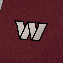 Washington Commanders Antigua Brushed Carbon Victory Pullover Hoodie - Burgundy Hoodies