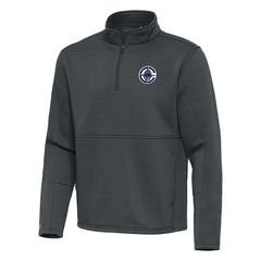 LA Clippers Antigua Twist Quarter-Zip Pullover Top - Pewter outlet