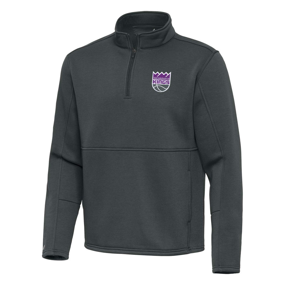 Sacramento Kings Antigua Twist Quarter-Zip Pullover Top - Pewter outlet