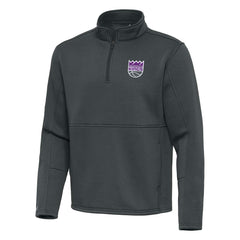 Sacramento Kings Antigua Twist Quarter-Zip Pullover Top - Pewter outlet