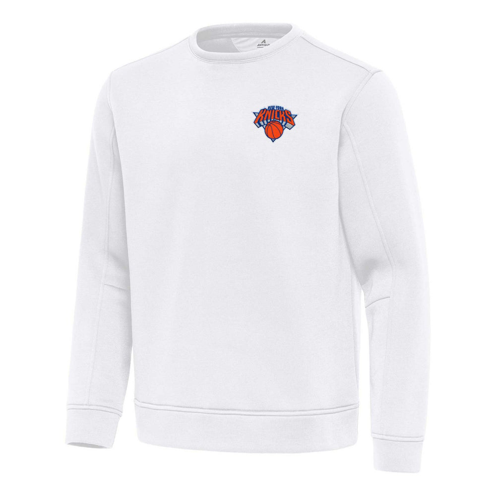 New York Knicks Antigua Relevant Pullover Sweatshirt White