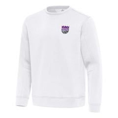 Sacramento Kings Antigua Relevant Pullover Sweatshirt White outlet
