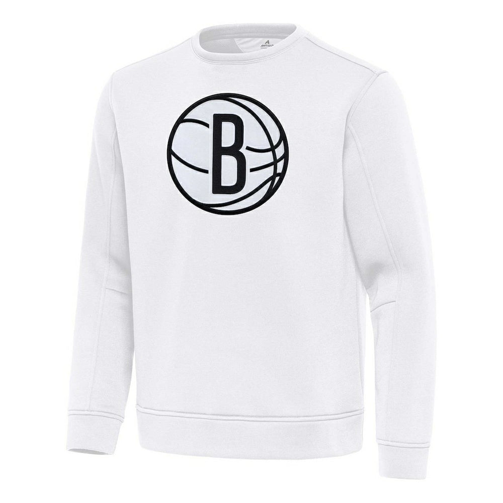 Brooklyn Nets Antigua Relevant Pullover Sweatshirt White outlet