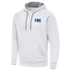 Men's Los Angeles Chargers Antigua Victory Pullover Hoodie - White Hoodies