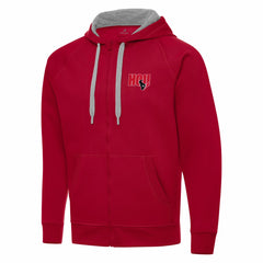 Men's Houston Texans Antigua Victory Full-Zip Hoodie - Red Hoodies