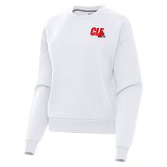 Cleveland Browns Antigua Women's Victory Pullover Sweatshirt - White Pullover