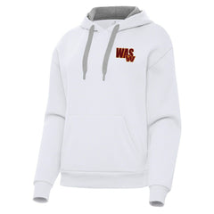 Washington Commanders Antigua Women's Victory Pullover Hoodie - White Hoodies