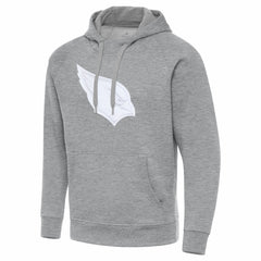 Arizona Cardinals Antigua Victory Pullover Hoodie - Heather Gray Hoodies