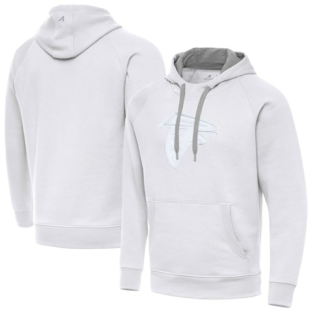 Atlanta Falcons Antigua Victory Pullover Hoodie - White Hoodies