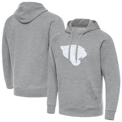 Jacksonville Jaguars Antigua Victory Pullover Hoodie - Heather Gray Hoodies