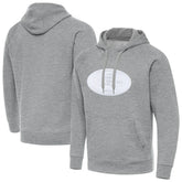 San Francisco 49ers Antigua Victory Pullover Hoodie - Heather Gray Hoodies