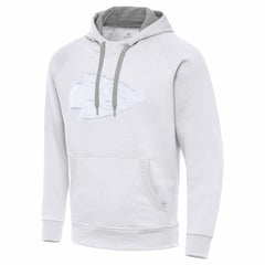 Kansas City Chiefs Antigua Victory Pullover Hoodie - White Hoodies