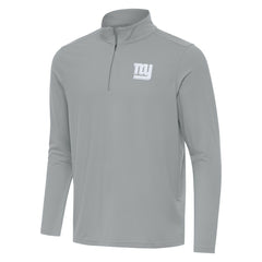 New York Giants Antigua Intent Quarter-Zip Top - Gray Tops