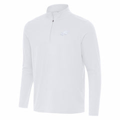 Philadelphia Eagles Antigua Intent Quarter-Zip Top - White Tops