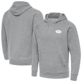 San Francisco 49ers Antigua Victory Pullover Hoodie - Heather Gray Hoodies