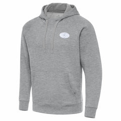 San Francisco 49ers Antigua Victory Pullover Hoodie - Heather Gray Hoodies