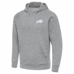Buffalo Bills Antigua Victory Pullover Hoodie - Heather Gray Hoodies