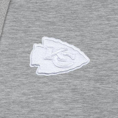 Kansas City Chiefs Antigua Victory Pullover Hoodie - Heather Gray Hoodies