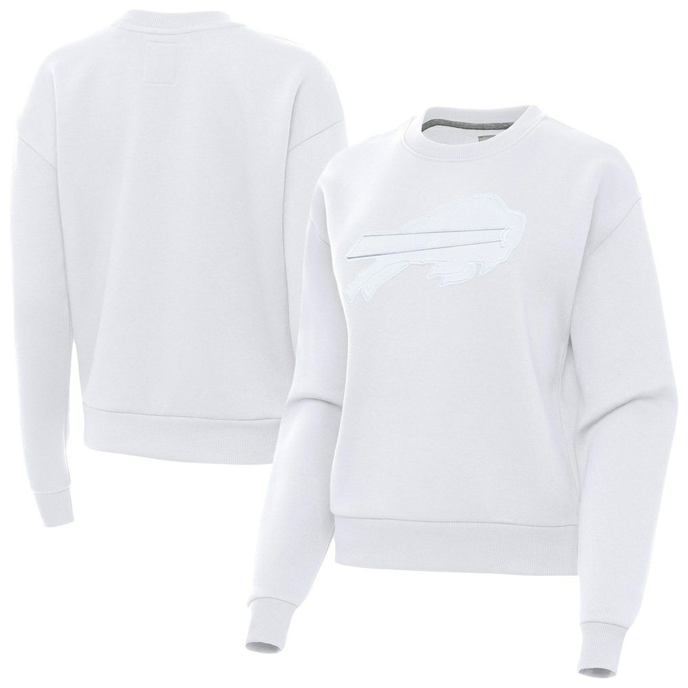Buffalo Bills Antigua Women's Victory Pullover Sweatshirt - White Pullover
