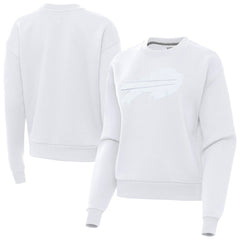Buffalo Bills Antigua Women's Victory Pullover Sweatshirt - White Pullover