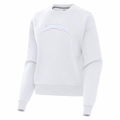 Los Angeles Chargers Antigua Women's Victory Pullover Sweatshirt - White Pullover