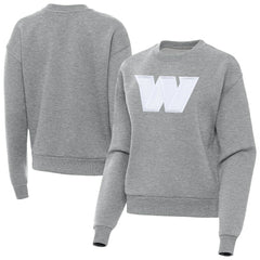 Washington Commanders Antigua Women's Victory Pullover Sweatshirt - Heather Gray Pullover